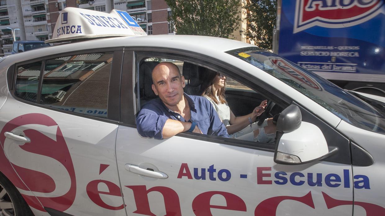 David Cruz, dueño de la autoescuela Séneca