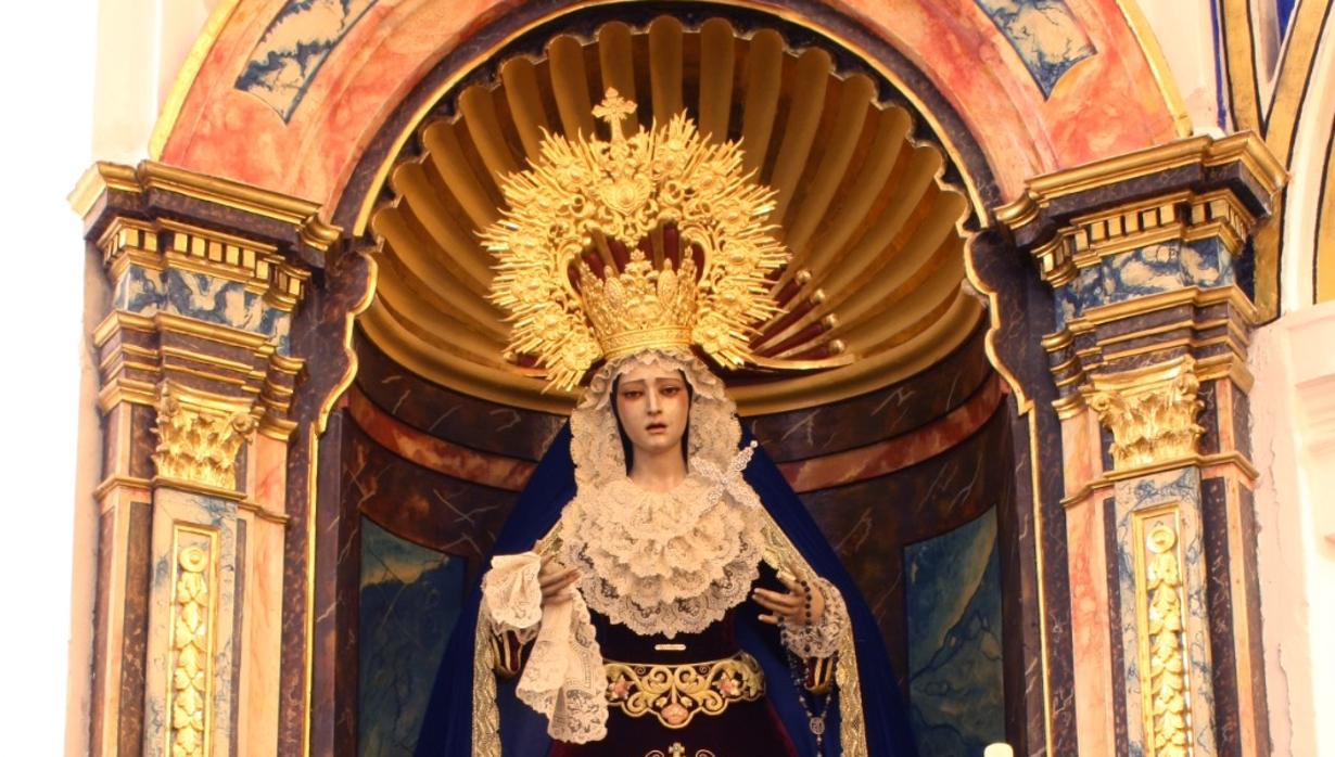 La Dolorosa, en la ermita de la Alegría