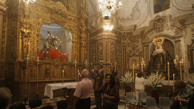 El Caído tuvo su actual capilla 60 años después de llegar al convento