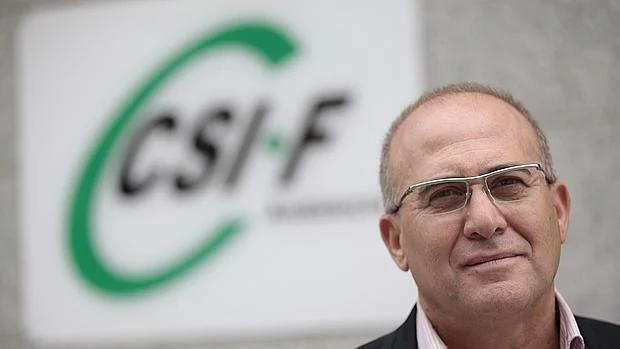 José Luis Heredia, presidente de CSIF