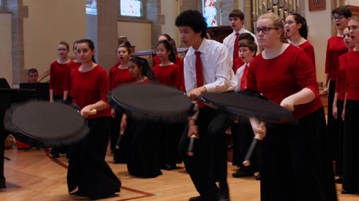 Tambores tradicionales de los «inuit»