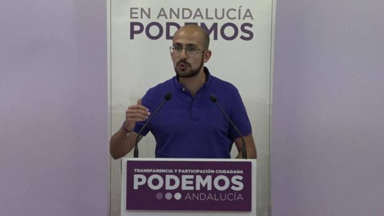 El secretario de Comunicación de Podemos Andalucía, el anticapitalista Pablo Pérez Ganfornina