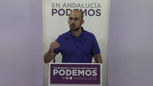 El secretario de Comunicación de Podemos Andalucía, el anticapitalista Pablo Pérez Ganfornina