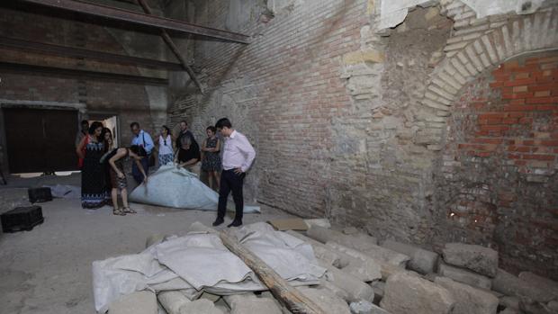 Pedro García, durante su visita al Convento Regina en agosto del año pasado