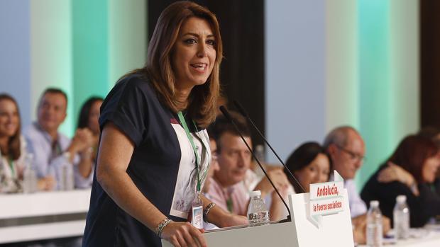 Susana Díaz, en el congreso regional del PSOE-A: «Los socialistas nunca hemos sido nacionalistas»