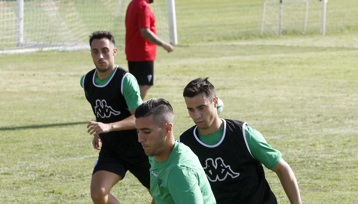 Sergi Guardiola, en el entrenamiento del lunes en la Ciudad Deportiva