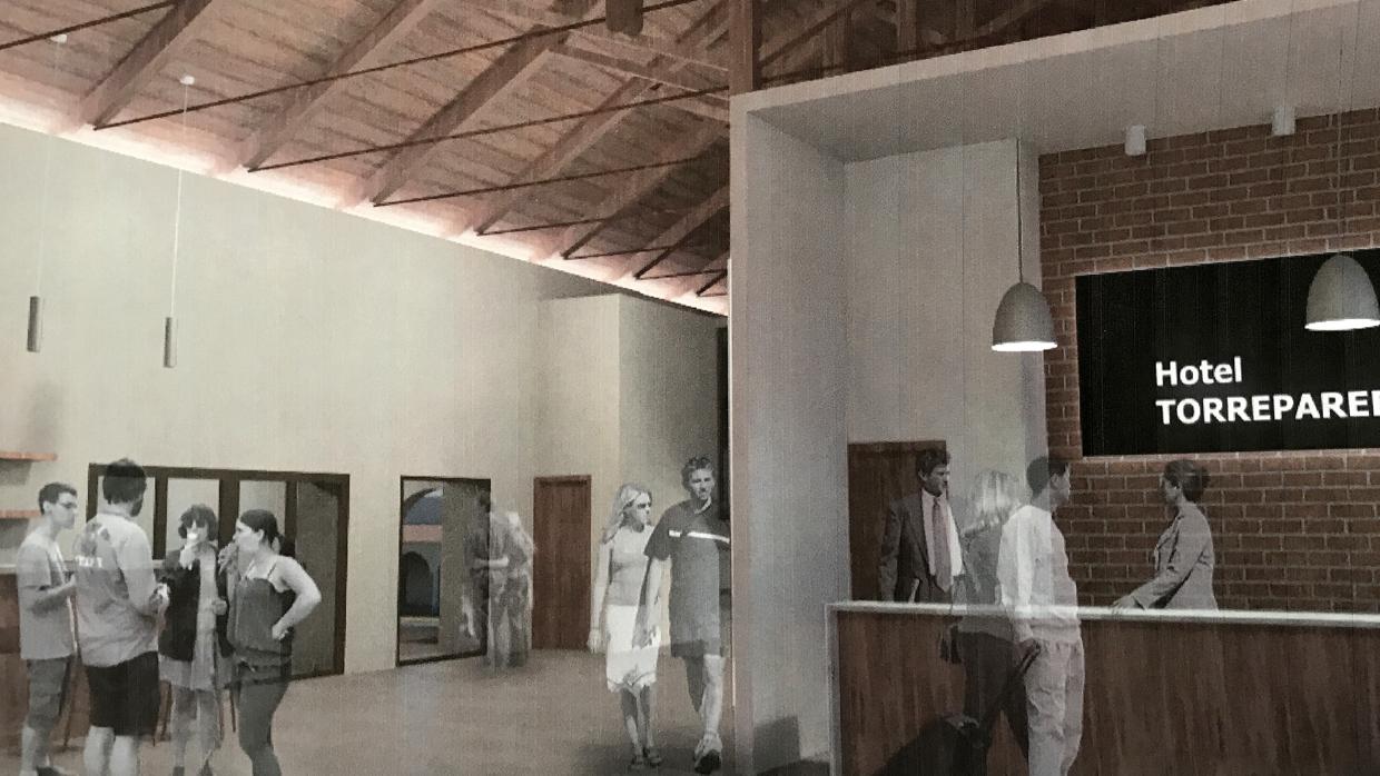 Maqueta virtual del proyecto hotelero en Castro del río