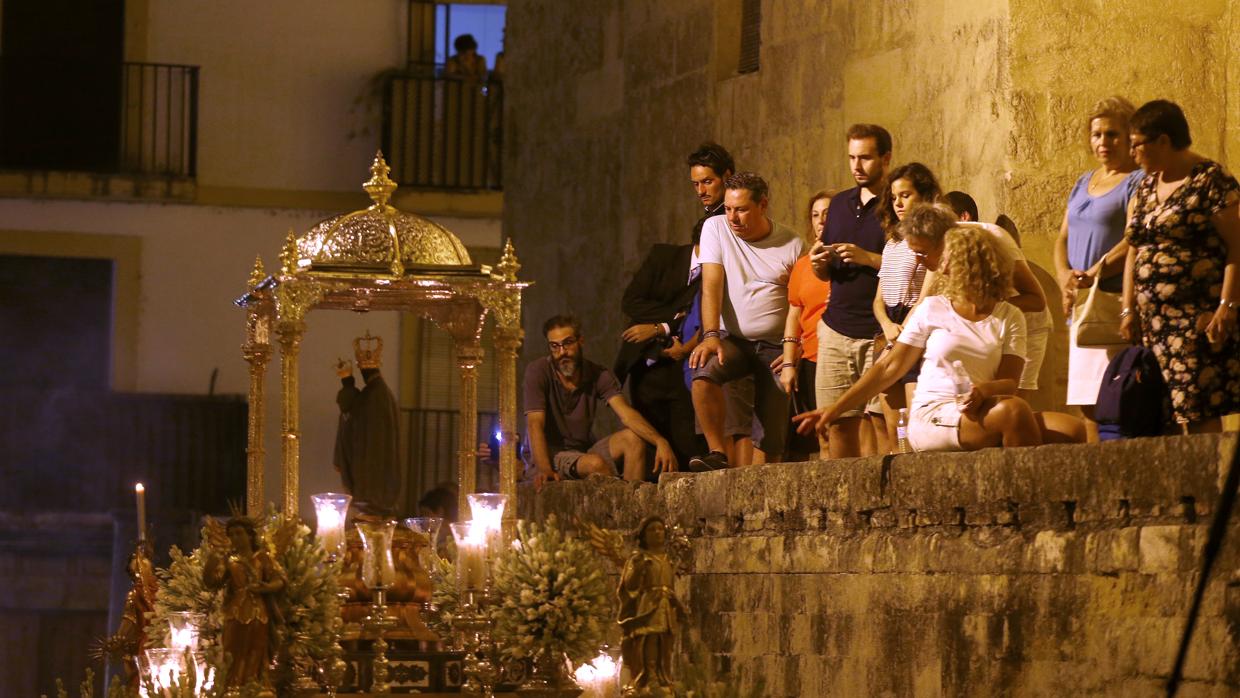 Paso con la Virgen de la Fuensanta