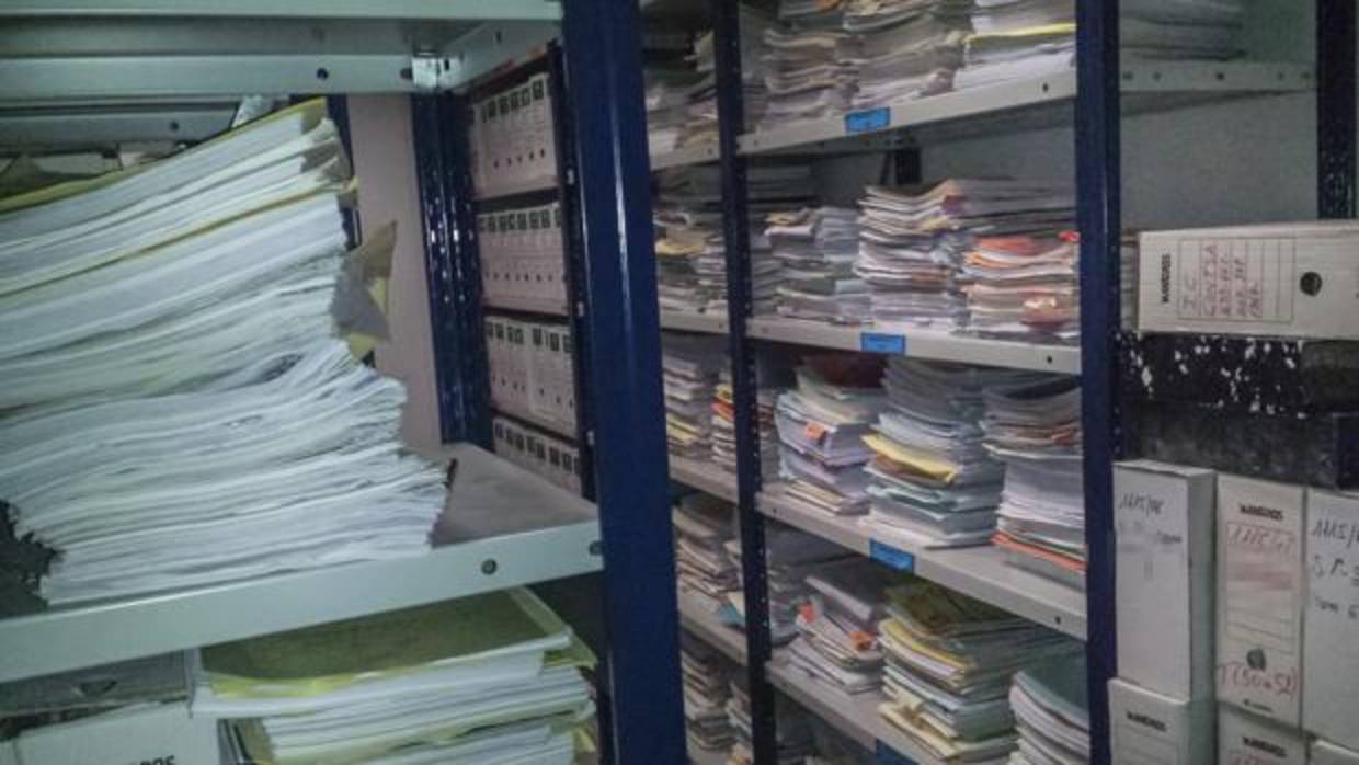 Acumulación de documentos en un juzgado andaluz