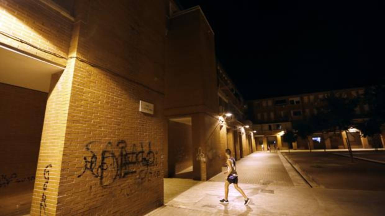 Patio «La voz del pueblo» en la barriada Las Moreras