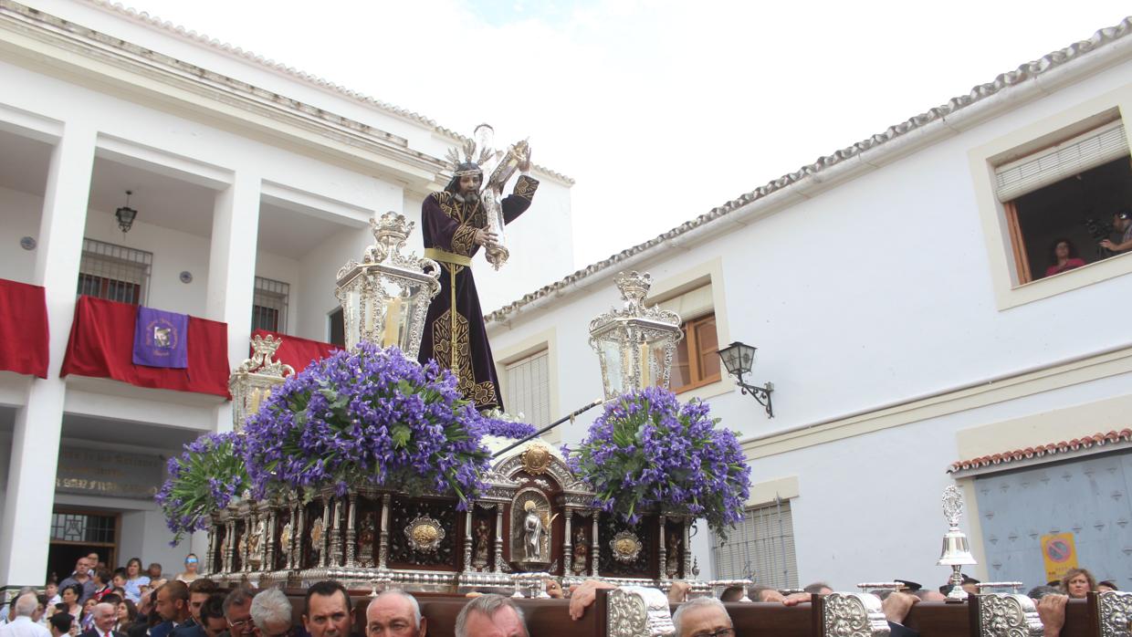 Jesús Nazareno, durante su procesión