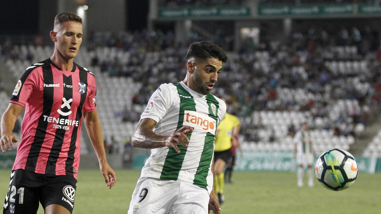 Jona, en el partido del domingo ante el Tenerife