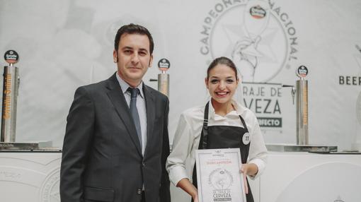 María Inmaculada Solano, con su premio