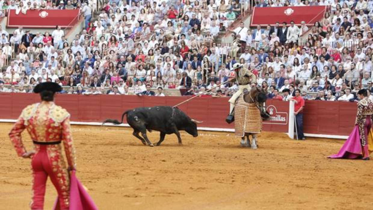 Imagen de una de las corridas de la última Feria de Mayo de Córdoba