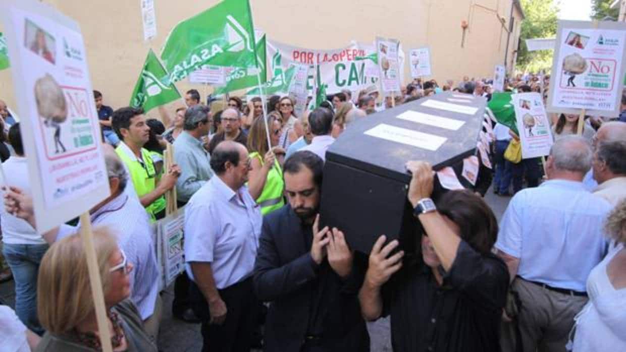 Concentración en Córdoba contra el impuesto de sucesiones el pasado día 14
