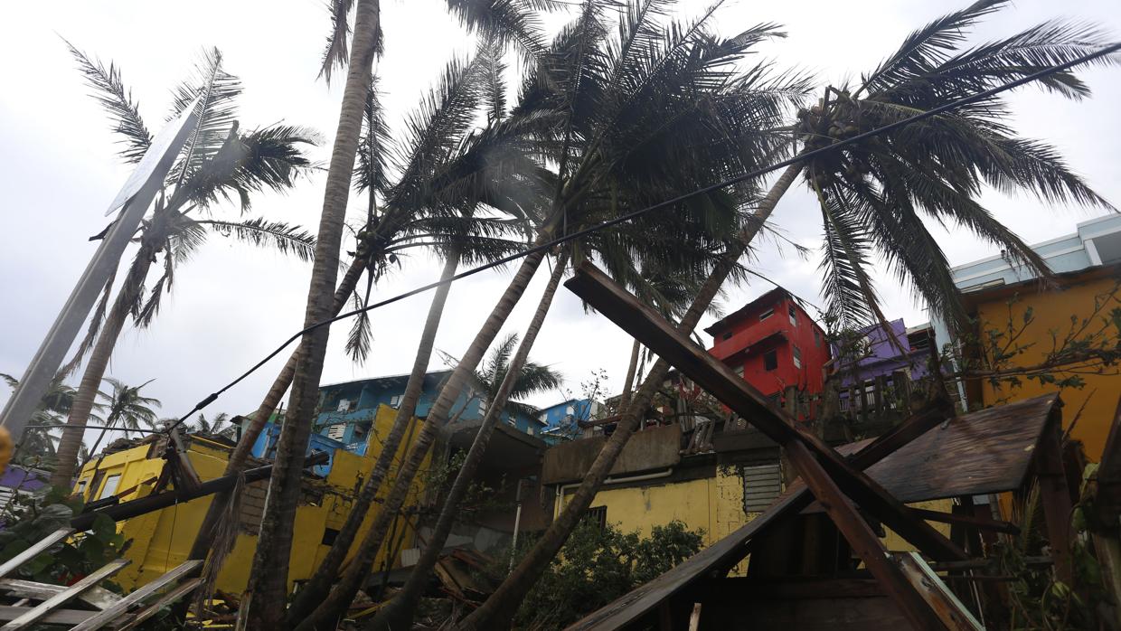 Destrozos causados por el huracán María en Puerto Rico