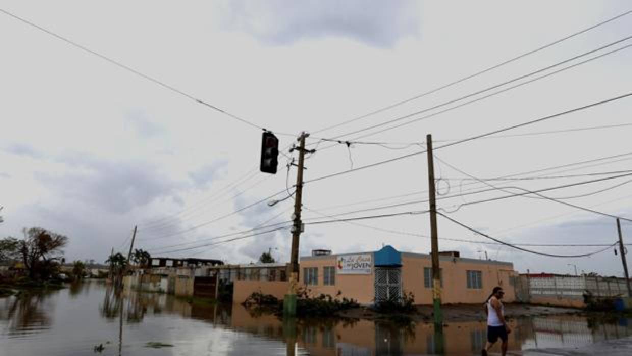 Estado en el que quedaron las calles afectadas por el fenómeno meteorlógico