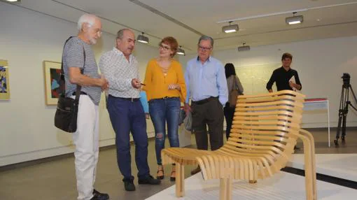 Juan Cuenca, Juan Serrano, Marisa Ruz y Ángel Luis Pérez Villén