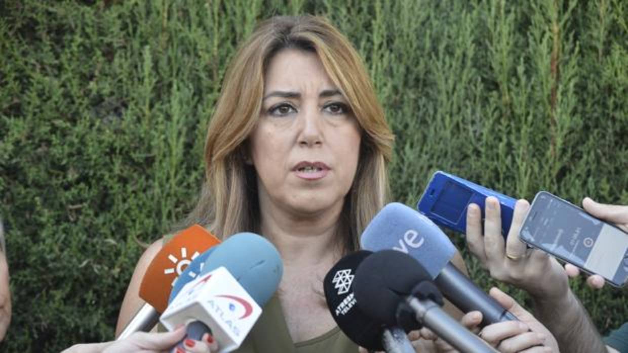 La presidenta de la Junta de Andalucía, Susana Díaz, valorando el referéndum ilegal del 1-O
