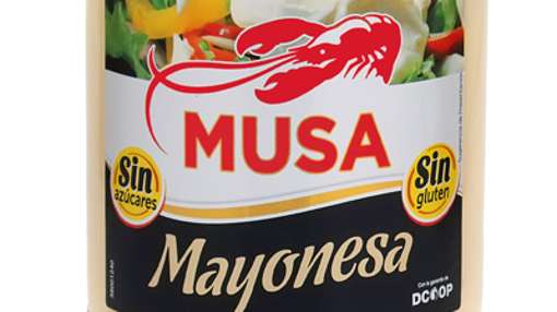 Envase tradicional de mayonesa Musa