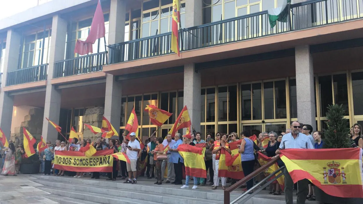 Concentración por la unidad de España