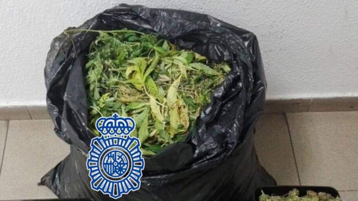 Droga intervenida por la Policía Nacional