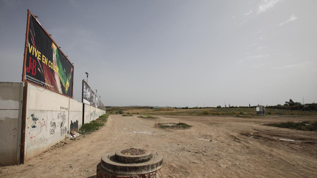 Espacio en el que se va a construir el Parque de Levante