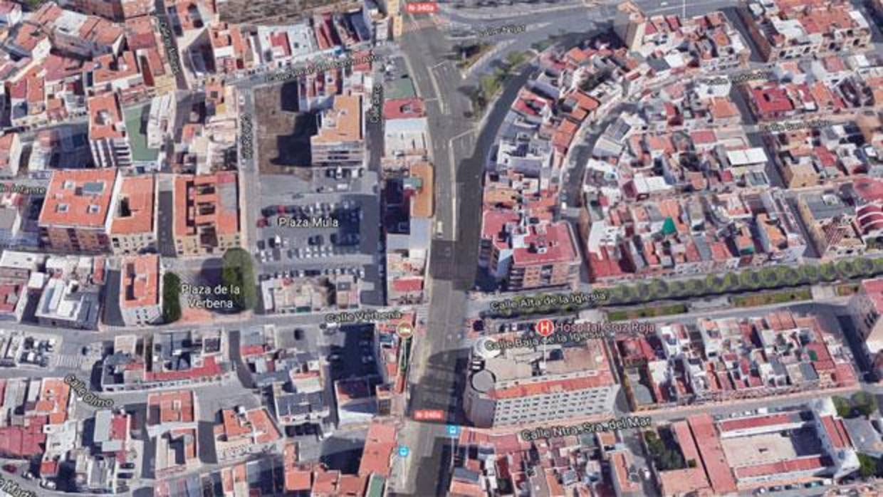 El accidente ha tenido lugar en la carretera de Ronda de la capital almeriense