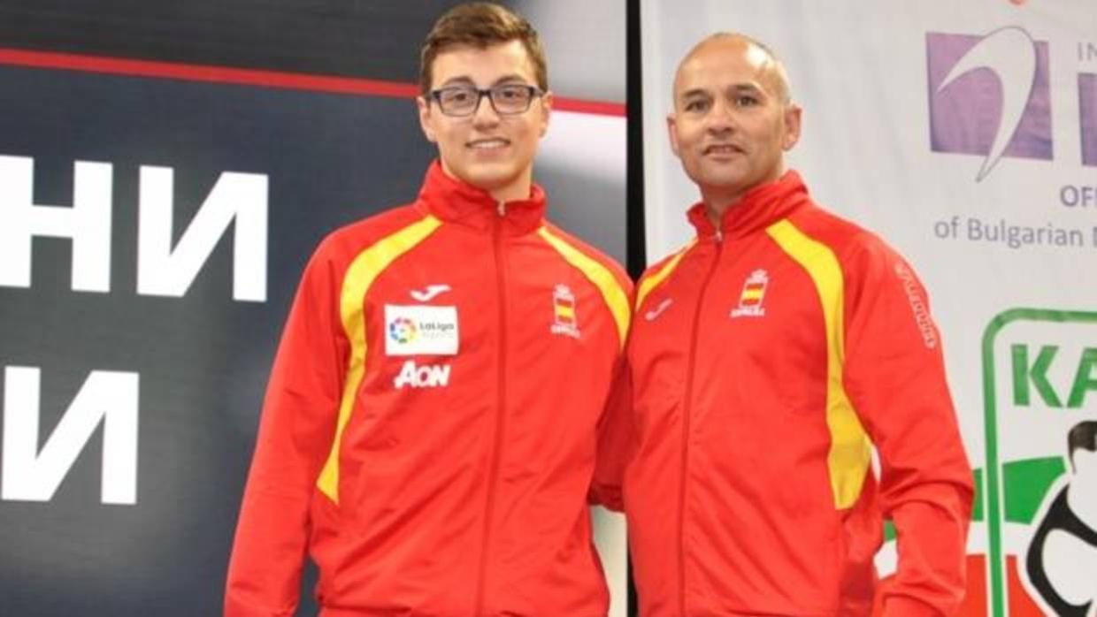 Los palmeños Abraham Cano y César Martínez estarán con España en el Mundial de kárate