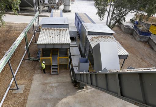 Sistema que conduce el CDR hasta el horno de la cementera