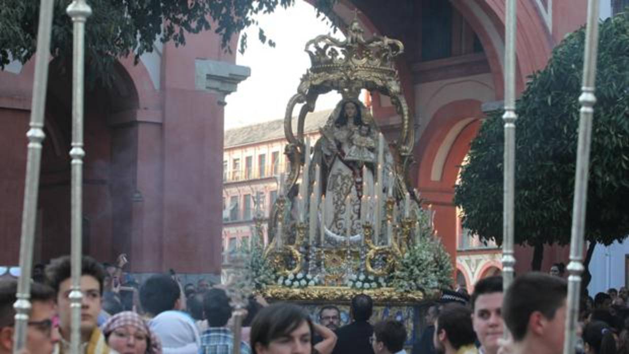 La Virgen del Socorro, en su procesión de este año