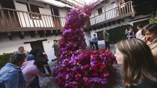 Una de las instalaciones del festival «Flora»