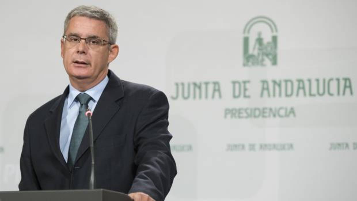 El portavoz del Ejecutivo andaluz, Juan Carlos Blanco