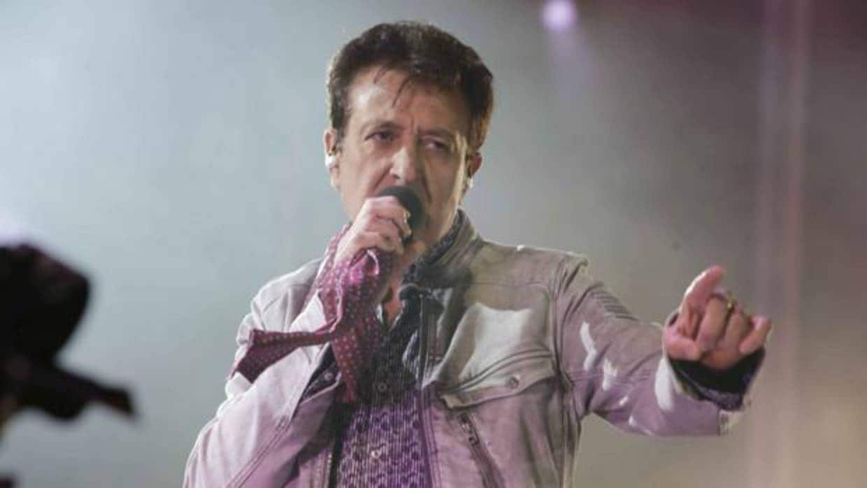 Manolo García, durante un concierto reciente