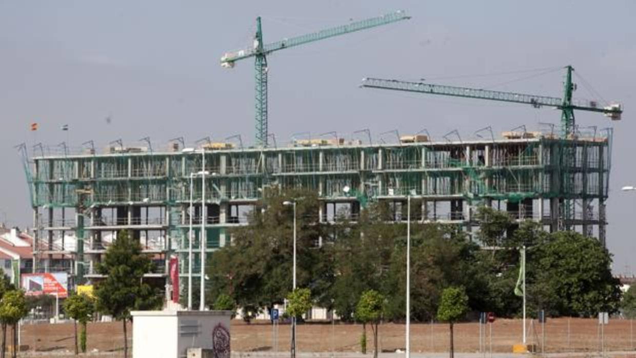 Edificio en construcción en la capital de Córdoba