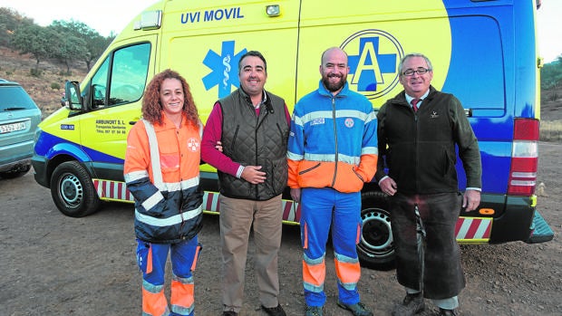 Ambulancias a pie de campo en las monterías