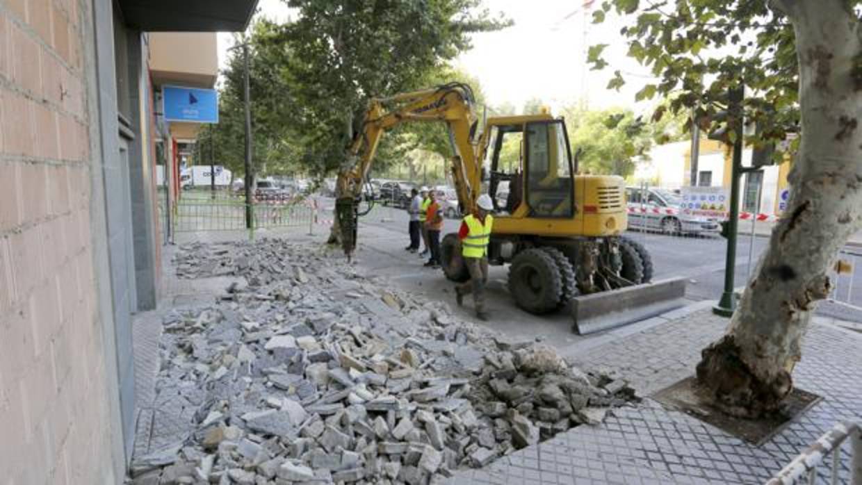 Obra del plan «Mi barrio es Córdoba»