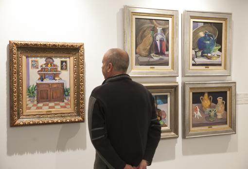 Piezas en la sala de exposición permanente