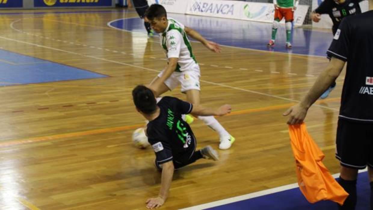 El Itea Córdoba CF durante el partido celebrado en Lugo