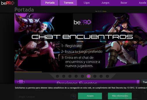 Uno de los juegos de la plataforma