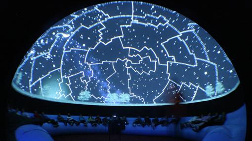 Interior del Planetario que se puede conocer en Lucena