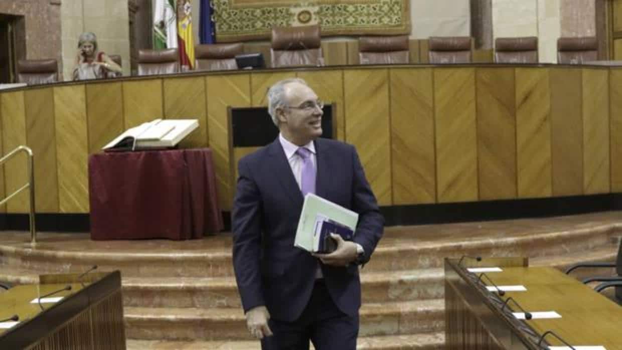 Juan Pablo Durán en el Parlamento Andaluz
