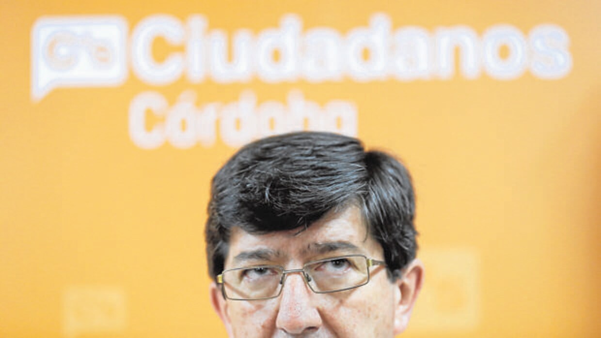 Juan Marín, portavoz de Ciudadanos en el Parlamento de Andalucía