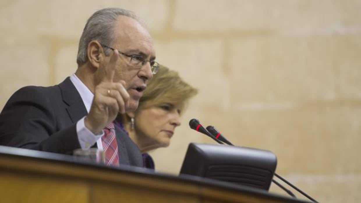 Juan Pablo Durán en el Parlamento de Andalucía