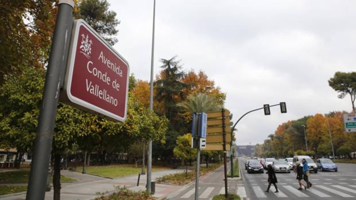 Avenida del Conde de Vallellano, una de las que podría cambiar de nombre