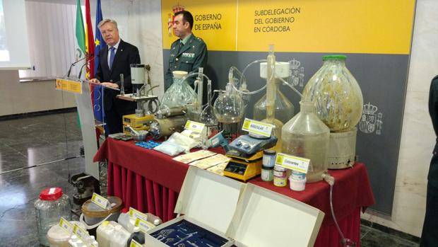 Desmantelados tres laboratorios de MDA en Córdoba que iban a distribuir 100.000 dosis de droga