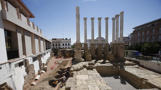 El Templo Romano, en obras desde febrero para ser visitable