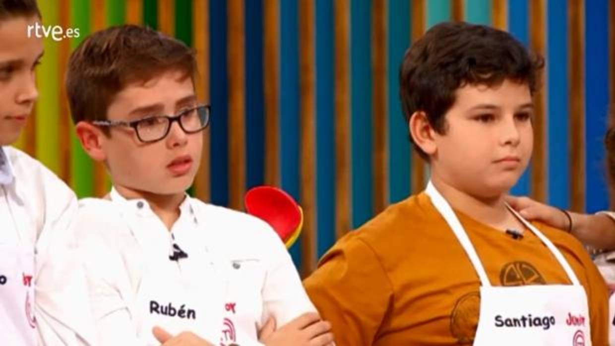 Rubén (izquierda) y Santiago, tras ser expulsados del concurso