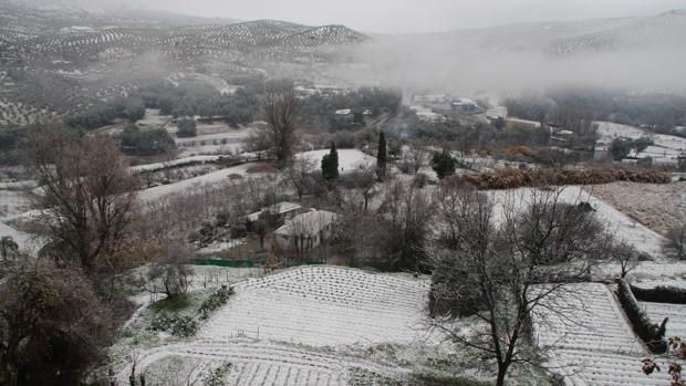 La nieve puede volver este domingo a la Subbética y Los Pedroches