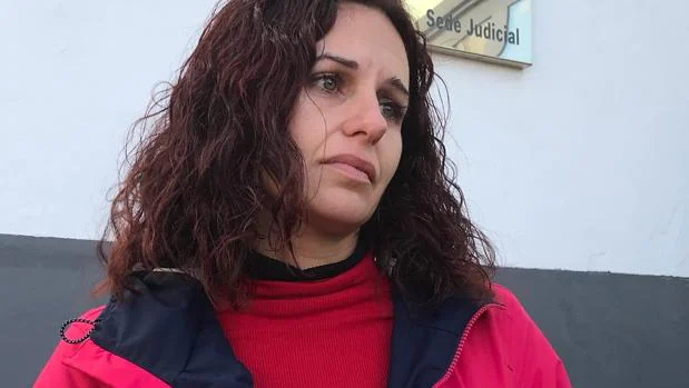 Sonia Barea, el día de la detención de su exmarido